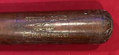 Vintage 1990's Darren Daulton Phila Phillies Game Used LS Baseball Bat Good Use • $323.99