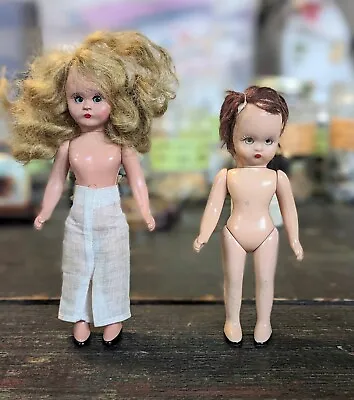 Two Vintage Nancy Ann Storybook Dolls Who Need To Be Rescued  • $12