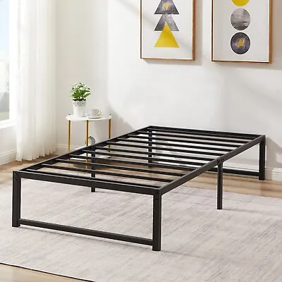 Vecelo 14 Inch Twin/Full/Queen/King Size Bed Frame Metal Slats Support Platform • $62.99