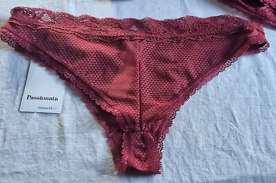 Passionata Brooklyn  Knickers Red See Available Sizes XSLXLL New With Tags  • £4