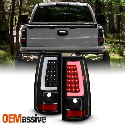 For 03-06 Chevy Silverado 1500/2500/3500/1500HD/2500HD [C-Tube] Black Tail Light • $145.99