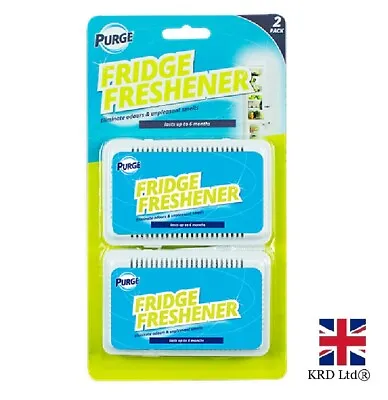 £3.24 • Buy 2 FRIDGE FRESHENER Deodoriser Kitchen Air Remove Smell Eliminate Odour GM0497 UK