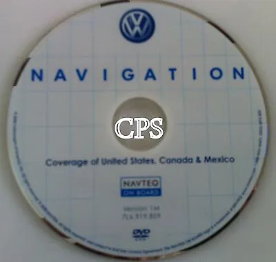 Only 2009 Volkswagen Touareg Passat Jetta RNS-510 Navigation DVD Map U.S Canada • $38.88