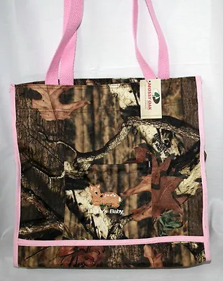 MOSSY OAK INFINITY CAMO CAMOUFLAGE & PINK DIAPER BAG Or TOTE DADDY'S BABY • $19.17