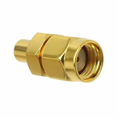 $0.99 • Buy Reverse Polarity RP-SMA Male To MCX Female RF Coaxial Adapter Connector Straight