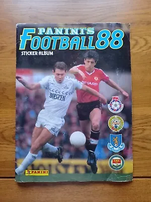 Panini Football 88 Sticker Album 100% Complete • £45