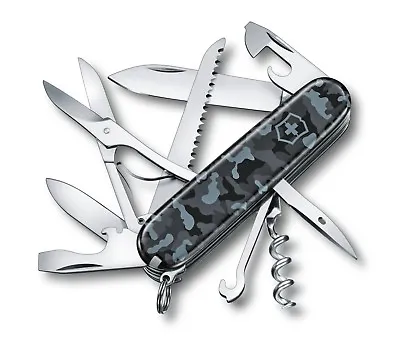 Victorinox Swiss Army HUNTSMAN 91 Mm Navy Camouflage Collection 1.3713.942-X2   • $47.99