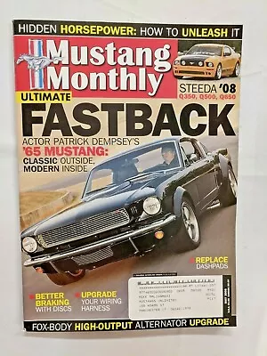 Mustang Monthly Magazine May 2008 Ultimate Fastback Patrick Dempsey -M283 • $11.99