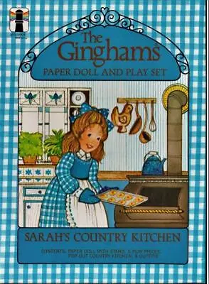 Vintage Uncut The Ginghams Paper Dolls Sarah's Country Kitchen~#1 Reproduction • $12.50