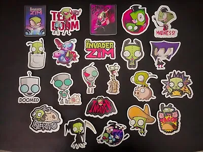 Invader Zim Stickers Gir Decals Gaz Team Doom Invader Tacos Zim Dib • $4