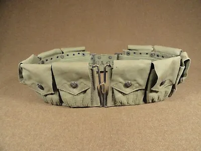Pre-WWI US Army M1910 Dismounted Mills Cartridge Belt W/Rimless Eagle Snaps  • $175