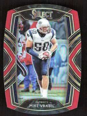 2020 4726B Panini Select RED PRIZM DIE-CUT Mike Vrabel New England Patriots #235 • $1.91