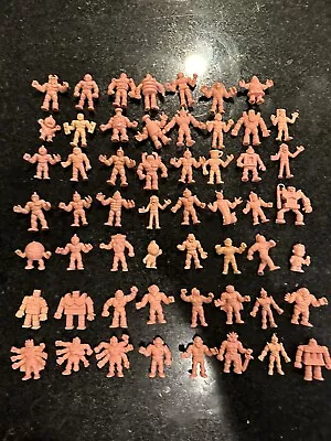 Vintage 1980's Mattel M.U.S.C.L.E. Muscle Men Figures Lot Of 55 Ring And 3pack • $160