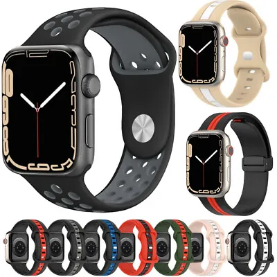 For Apple IWatch Series 9 8 6 5 3 2 38/42/45/49mm Ultra 2 Loop Strap Wristband • $6.90