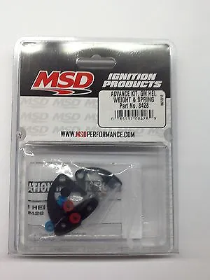MSD 8428 Distributor Advance Curve Kit For GM HEI; Springs Weights Bushings • $41.99