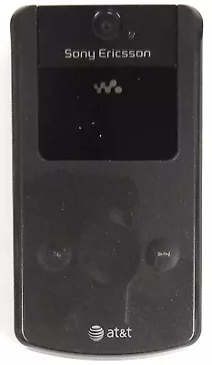 Sony Ericsson Walkman W518a - Gray And Silver ( AT&T ) Rare MP3 Flip Phone • $25.49