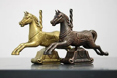 Fairground Galloper Horse Funfair Showman Ride (black & Brushed Copper Horse) • £44.95