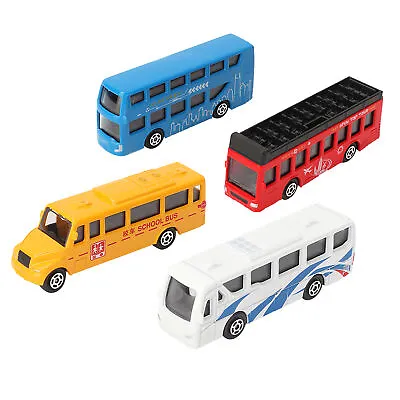 4pcs 1/87 Miniature Colorful Car Model Set Simulation Vehicle Toy Gift Fo UK REL • £17.29