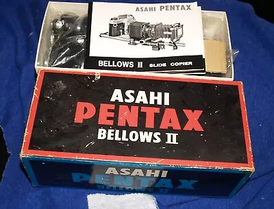 Vintage Asahi Pentax Bellows II And Slide Copier Excellent Unused Condition • $9.99