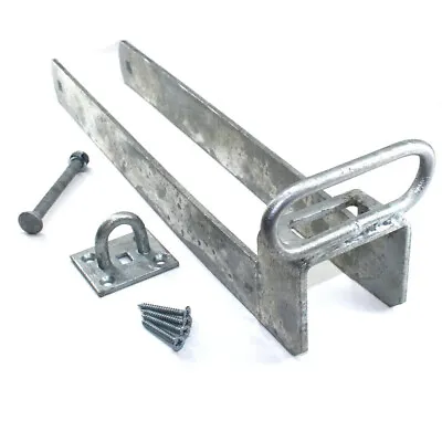 Heavy Duty Lockable Throw Over Gate Loop With Handle & Fixing Pin Field Gates  • £18.45