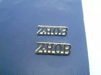 Shoulder Title Badges: ZHOB (Frontier Force) (WM) PAKISTAN MILITIA • $6.22