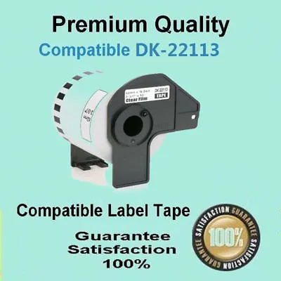 1 X DK-22113 Clear Continuous Film Roll Compatible With Brother QL-550 QL-570 • $39.60