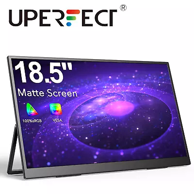 18.5  Portable Monitor 1920*1080 UPERFECT USB C Gaming Monitor 100% SRGB W/VESA • $95.69