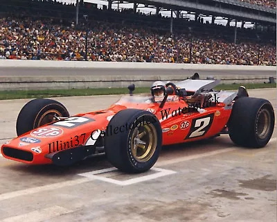 Mario Andretti 1969 Indy 500 Winner Auto Racing 8x10 Photo  • $5.25