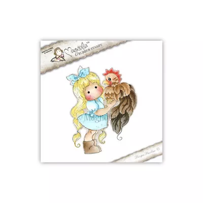 Magnolia Rubber Stamps Tilda With Mr Rooster B7 NEW • $4