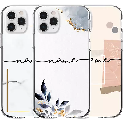 $16.95 • Buy Silicone Cover Case Cute Personalised Name Text Birth Date Word Custom Printed