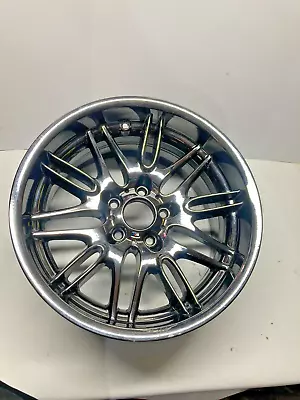 One OEM 18x9.5  BMW Style 65 Shadow Chrome E39 M5 Rear Wheel Rim 36112228960 • $775