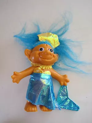 ACME Mermaid Troll Blue Hair Vintage 1991 • $12.97