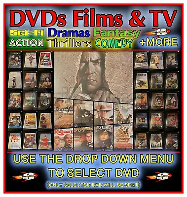 £3.49 • Buy DVDs: FILM & TV FANTASY SCI-FI ACTION DRAMA COMEDY +MORE (Select DVD) PAL R2