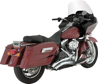 Vance & Hines PCX Big Radius 2-Into-2 Exhaust Chrome Harley Touring 2007-2009 • $749.99