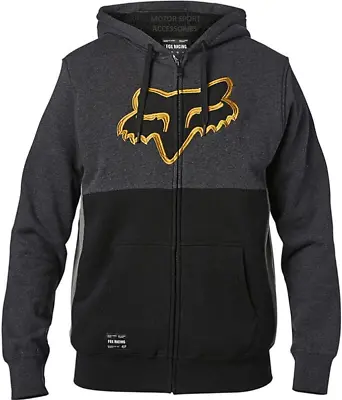 Fox Racing Rebound Sherpa Hoodie Black Grey** Free Priority Mail ** 26606-021-xl • $69