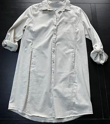 J. Jill Live In Chino Khaki Shirt Dress Size 16 Missy Cut  • $29.99