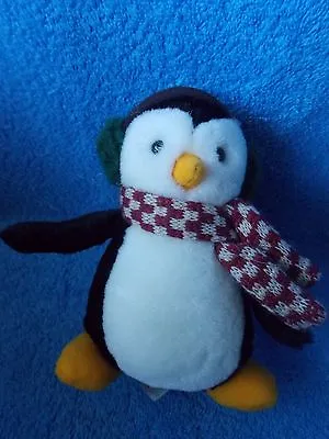 Mervyn's  Debbie Mumm  Mummford Plush Penguin With Scarf  Christmas • $24.99
