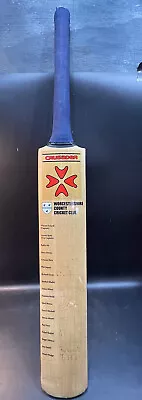 £43 • Buy Full Sized Signed Worcestershire County Cricket Team Bat [2000s]Unused.