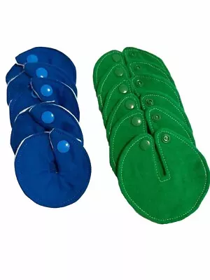 G-tube Pads Mic-key Button Feeding Tube PadsAMT Button Cover   6 Green 5 Blue • $12