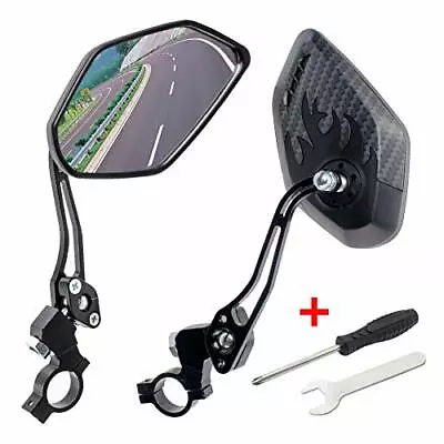 Bike Mirrors 360 Degree Adjustable Bicycle Cycling Rear View Helmet Mirror  • $28.94