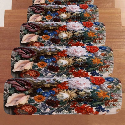 $9.03 • Buy  Non-slip Stair Carpet Treads Washable Stair Tread Mat With Adhesive Tape And