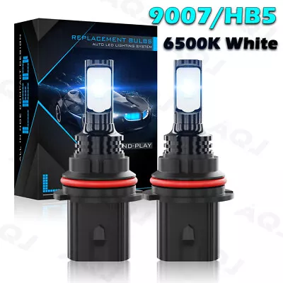 For Chevy Cavalier 2000-2005 6000K 2X 9007 LED Headlight High/Low Beam Bulbs Kit • $17.99