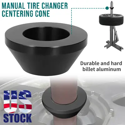 US Upgrade Manual Tire Changer Centering Cone Black Car Truck Ultimate Aluminum • $10.99