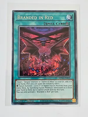 Yu-Gi-Oh! - Branded In Red - MP22-EN219 - Rare - 1st Edition • $6.45