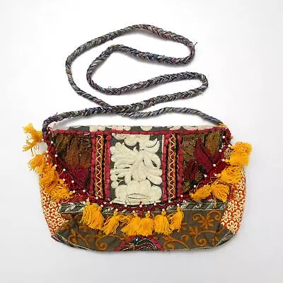 Vintage Tribal Banjara Indian Handmade Ethnic Women Purse Tibetan Clutch Bag G • $17.99