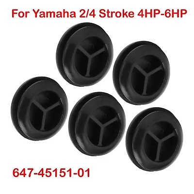 $15.99 • Buy 5pc Boat Rubber Scupper Stoppers Plugs For Yamaha 2.5HP 4HP 5HP 6HP 647‑45151‑01