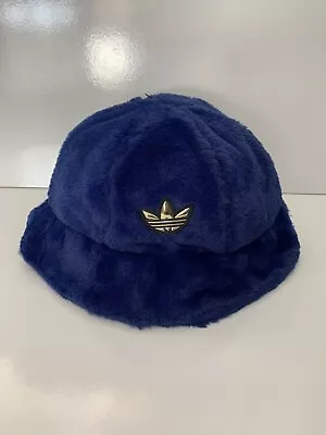 Adidas Originals BUCKET HAT L/XL Blue BNIBWT. Casual Vintage 70s 80s • £25