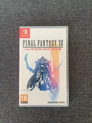 Final Fantasy XII 12 The Zodiac Age Nintendo Switch Game • $40