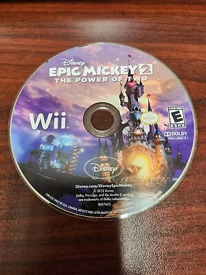 Epic Mickey 2 The Power Of Two (Nintendo Wii) NO TRACKING - DISC ONLY #A1691 • $5.90