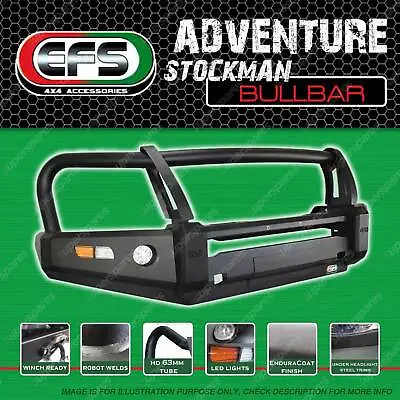 $1613.95 • Buy EFS Adventure Stockman Bullbar For Suzuki Jimny JB74 11/2018-onwards